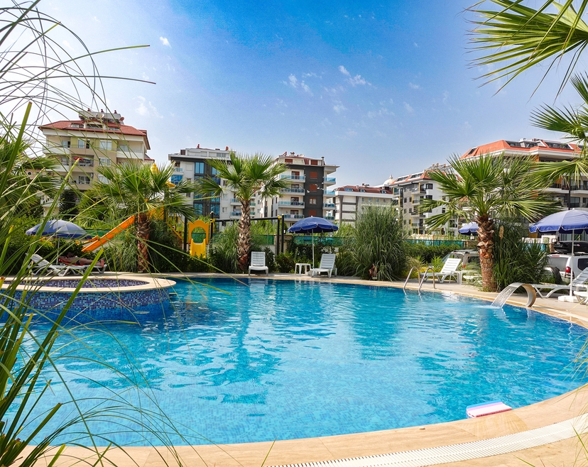 Ylellinen 2+1 huoneisto meri- ja vuorinäköalalla, Alanya - Kestel