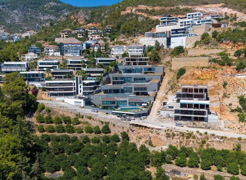 Luxuriöse 4+1 Villa mit atemberaubendem Blick, Alanya - Bektas