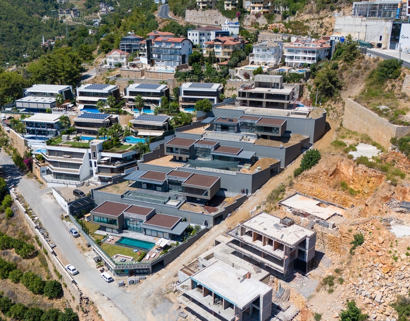 Luxuriöse 4+1 Villa mit atemberaubendem Blick, Alanya - Bektas