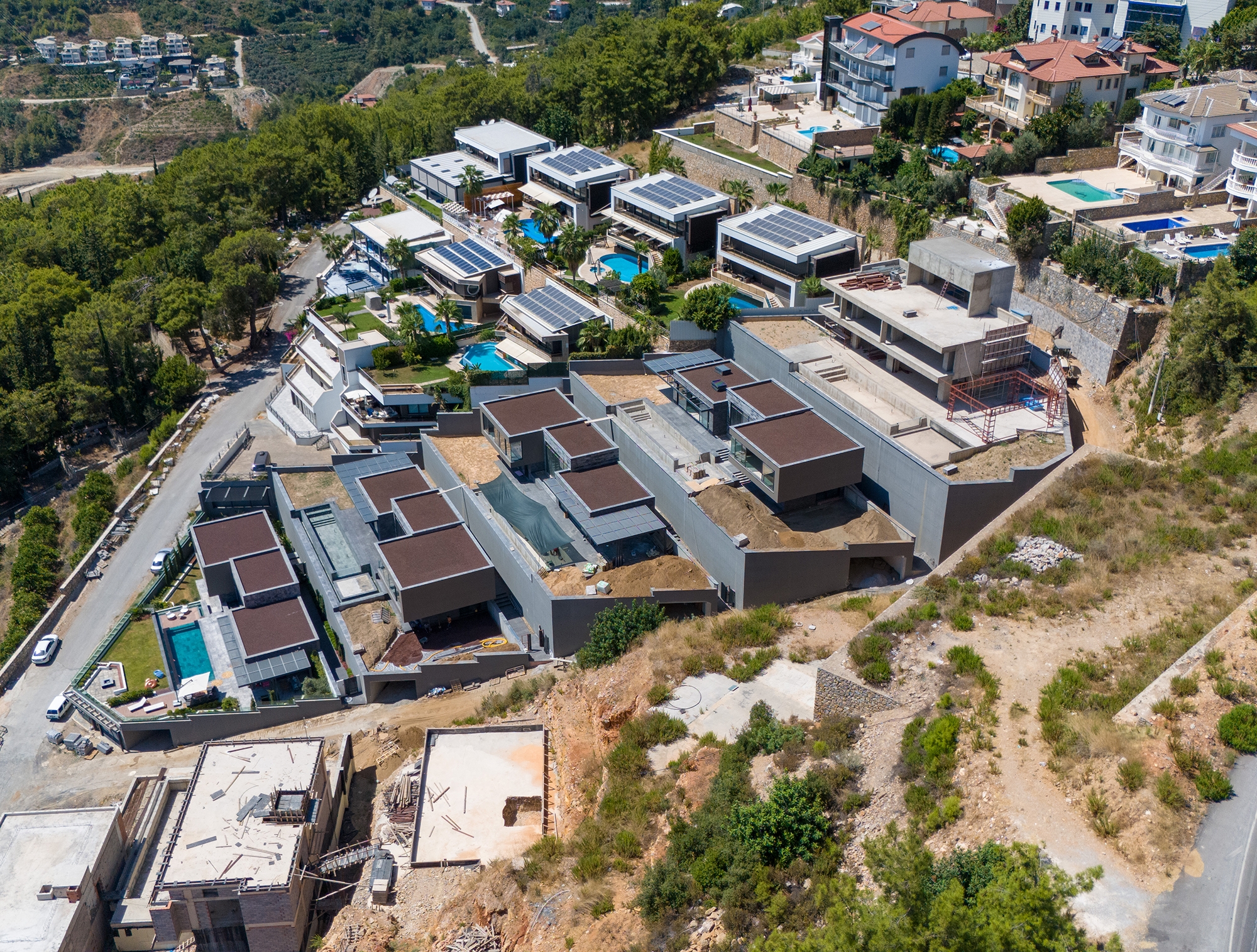 Luxuriöse 4+1 Villa mit atemberaubendem Blick, Alanya - Bektas