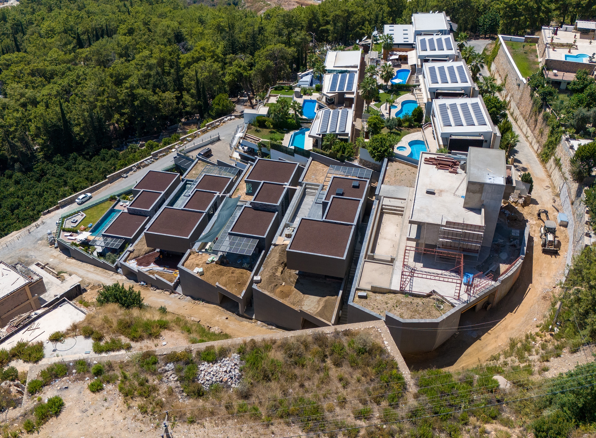Luxuriöse 4+1 Villa mit atemberaubendem Blick, Alanya - Bektas
