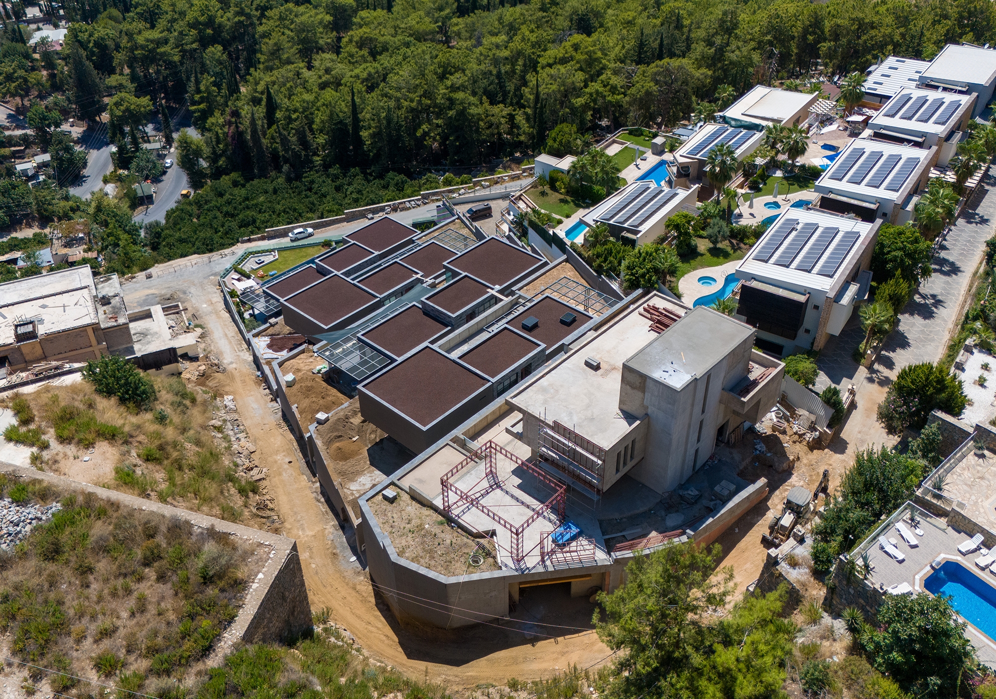 Luxuriöse 4+1 Villa mit atemberaubendem Blick, Alanya - Bektas