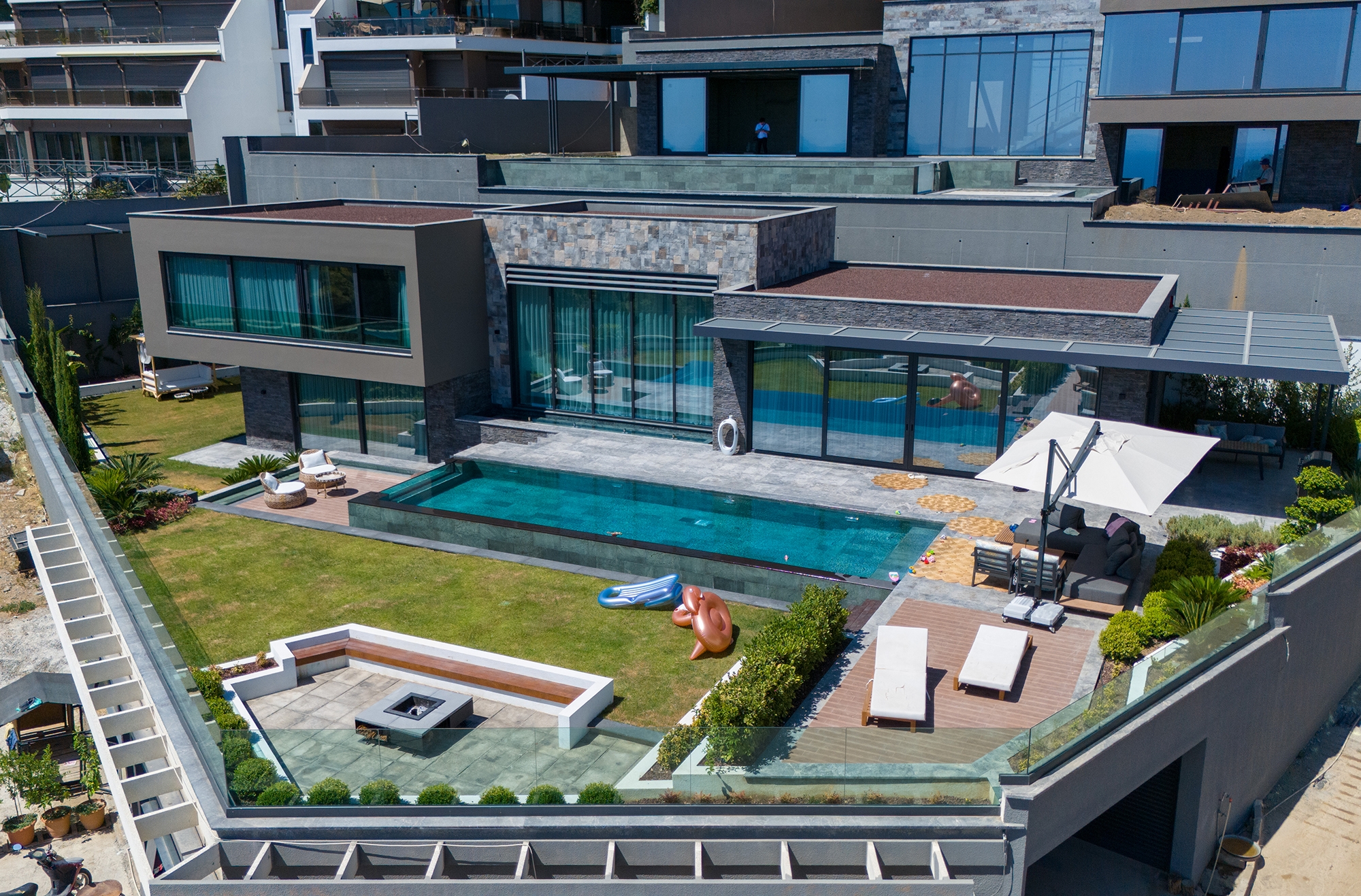 Luxuriöse 4+1 Villa mit atemberaubendem Blick, Alanya - Bektas