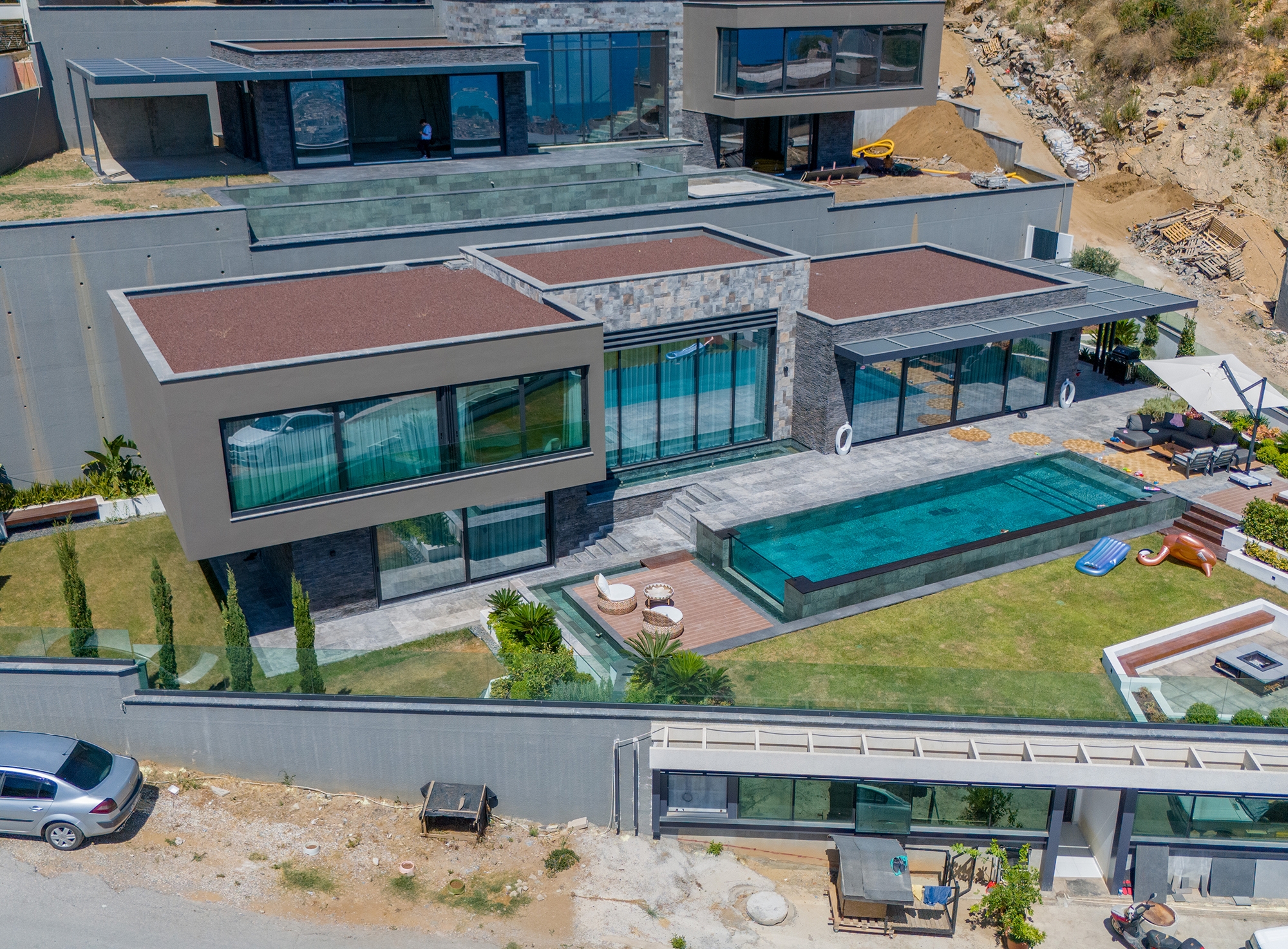 Luxuriöse 4+1 Villa mit atemberaubendem Blick, Alanya - Bektas