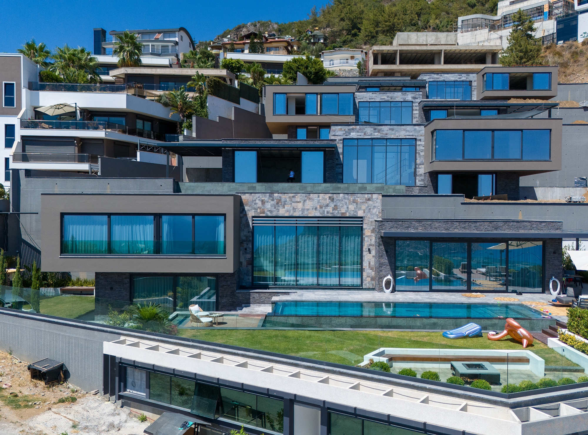 Luxuriöse 4+1 Villa mit atemberaubendem Blick, Alanya - Bektas