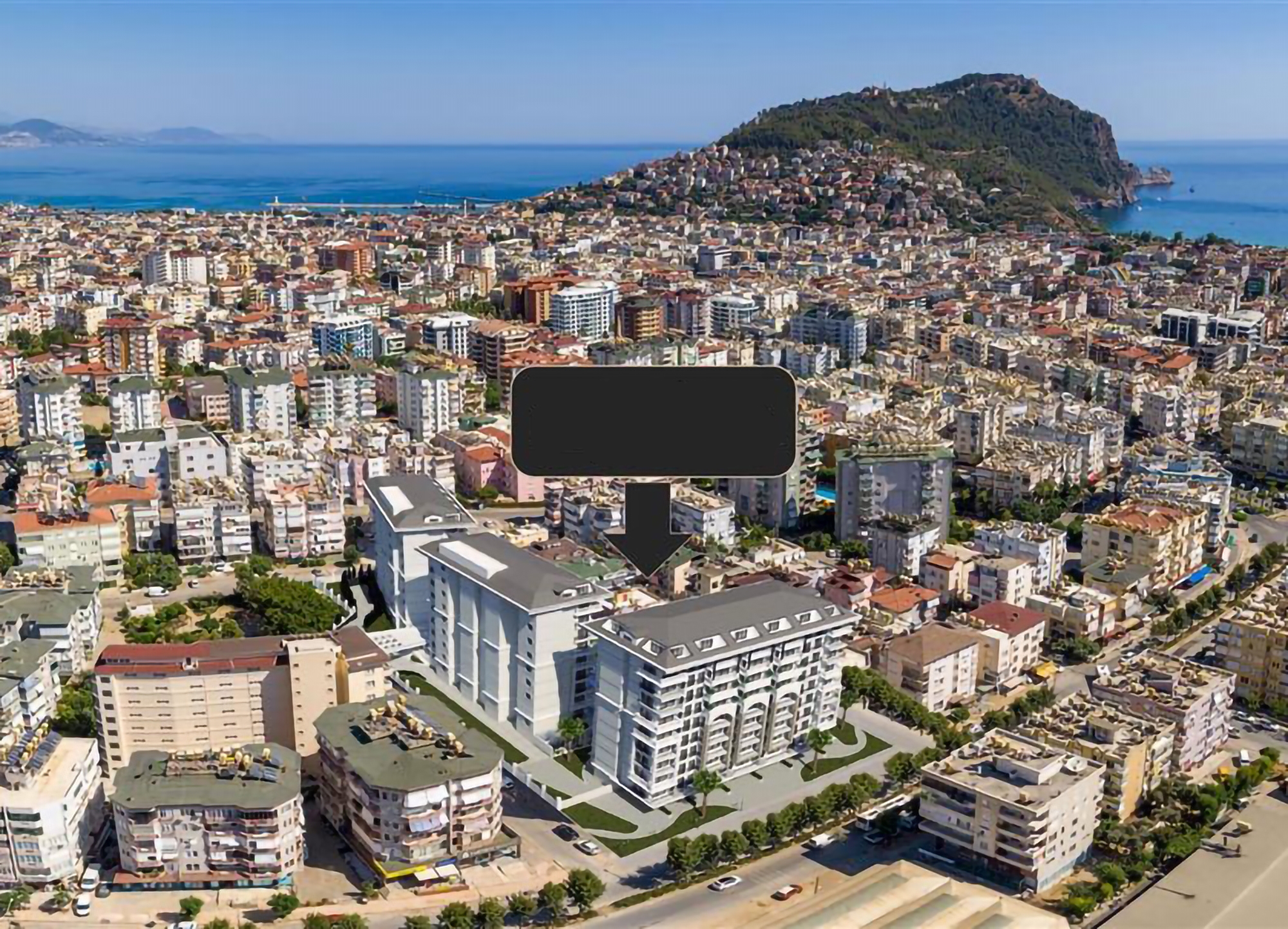 Luxury 1+1 Apartment with Sea and Mountain Views, Alanya Center