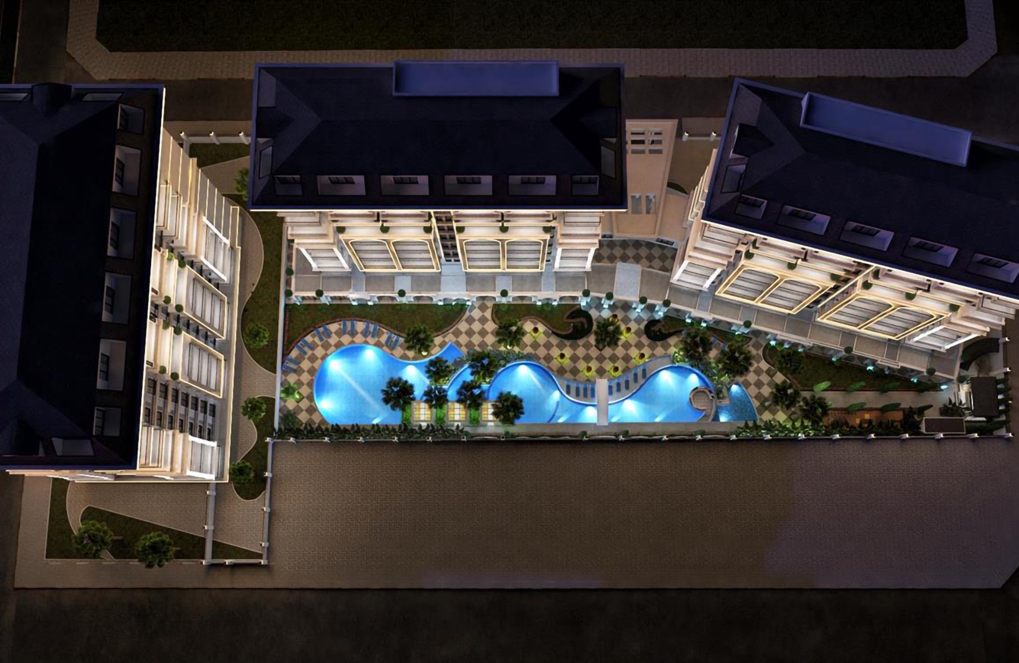 Luxury 1+1 Apartment with Sea and Mountain Views, Alanya Center