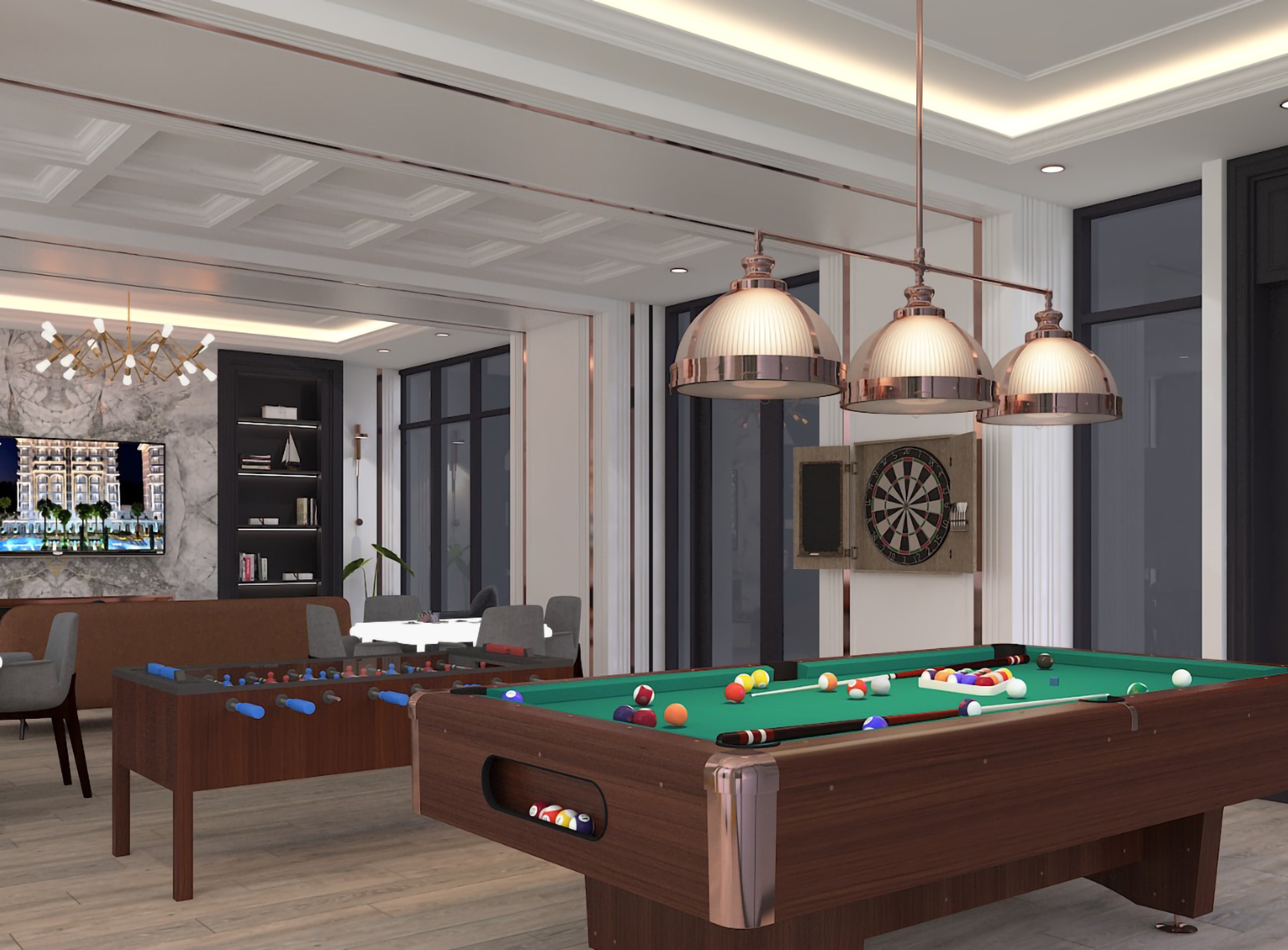 Luxury 1+1 Apartment with Sea and Mountain Views, Alanya Center