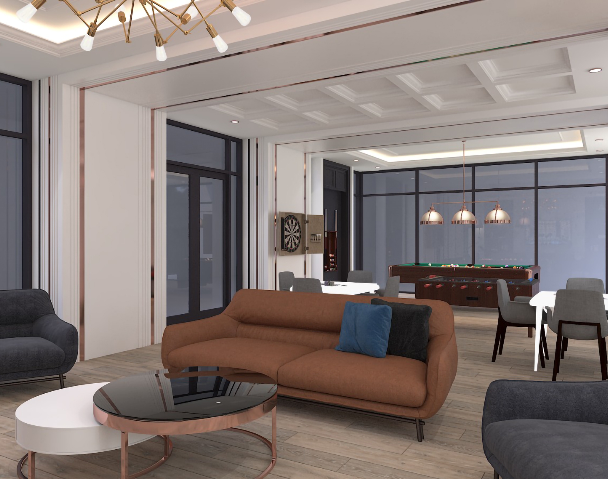 Luxury 1+1 Apartment with Sea and Mountain Views, Alanya Center