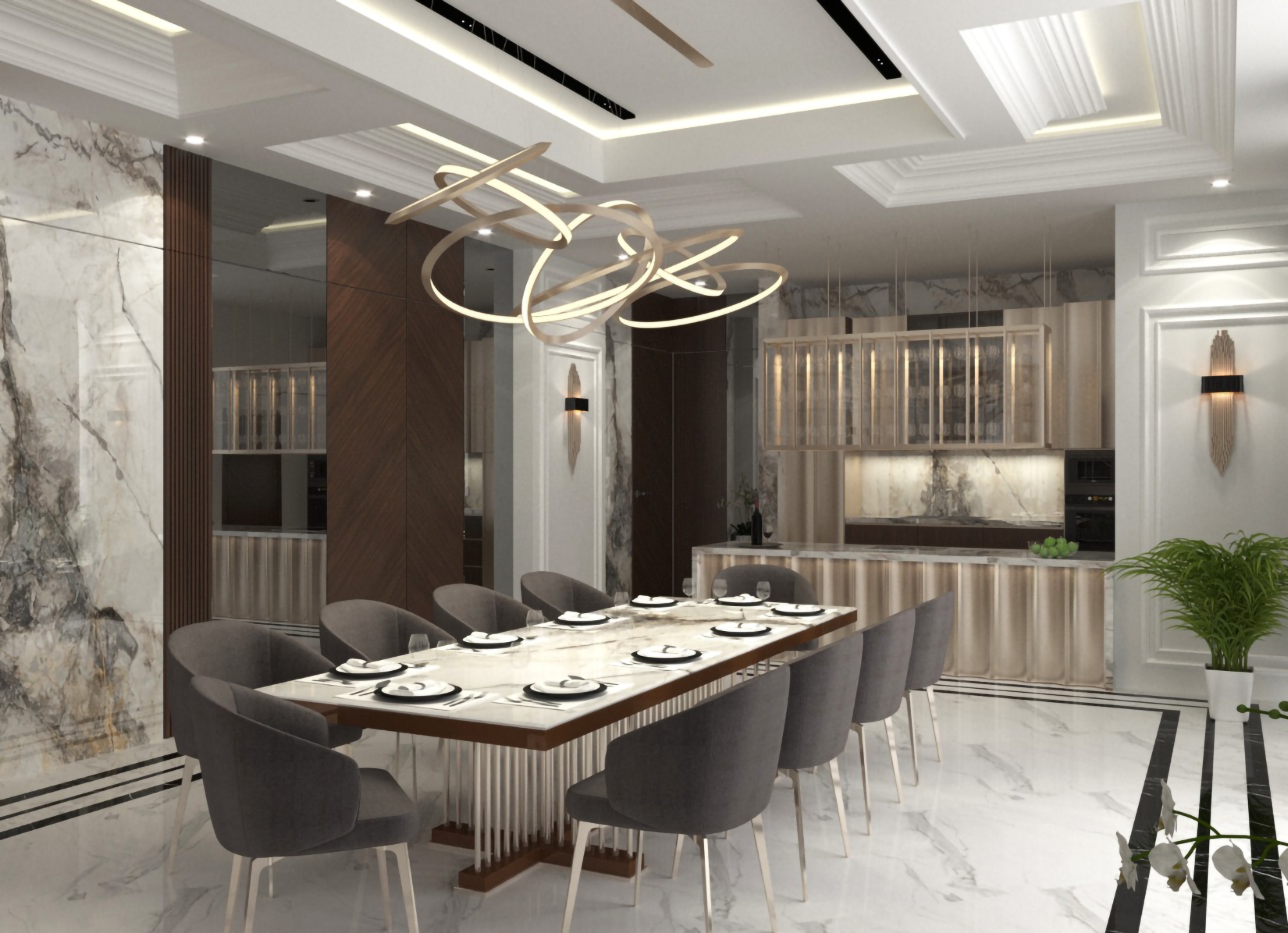 Luxury 1+1 Apartment with Sea and Mountain Views, Alanya Center