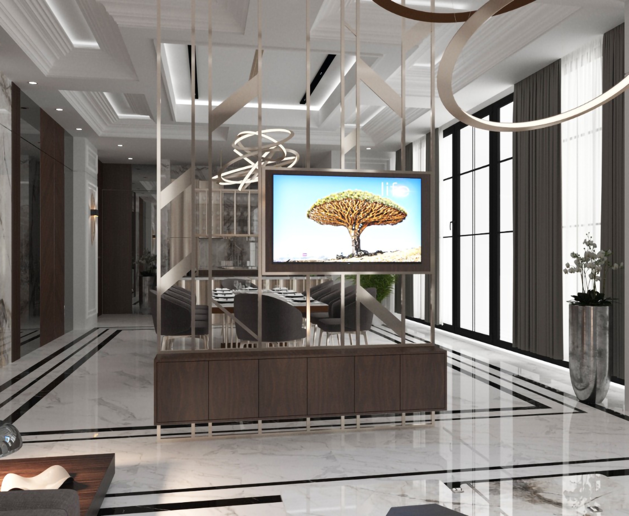Luxury 1+1 Apartment with Sea and Mountain Views, Alanya Center