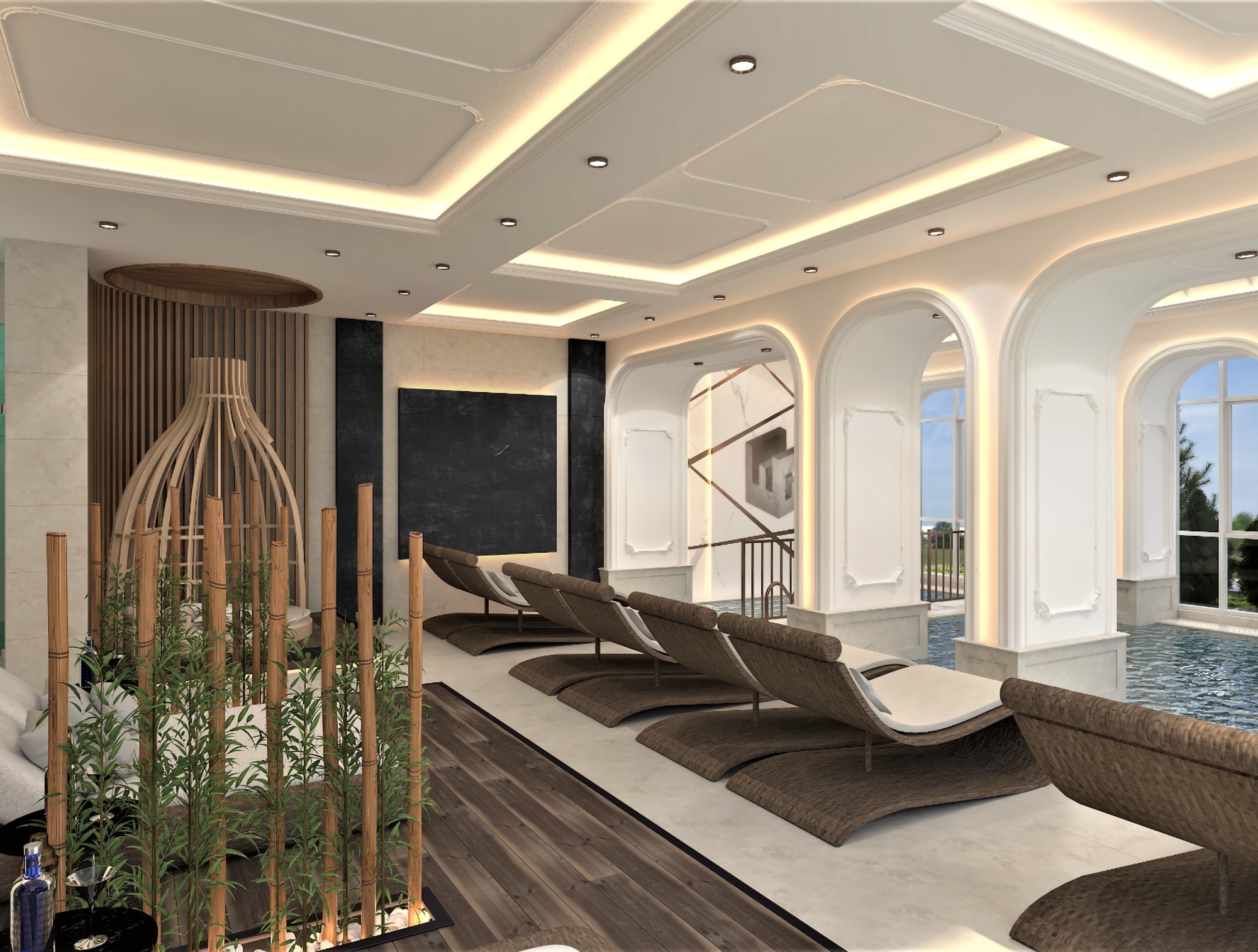 Luxury 1+1 Apartment with Sea and Mountain Views, Alanya Center