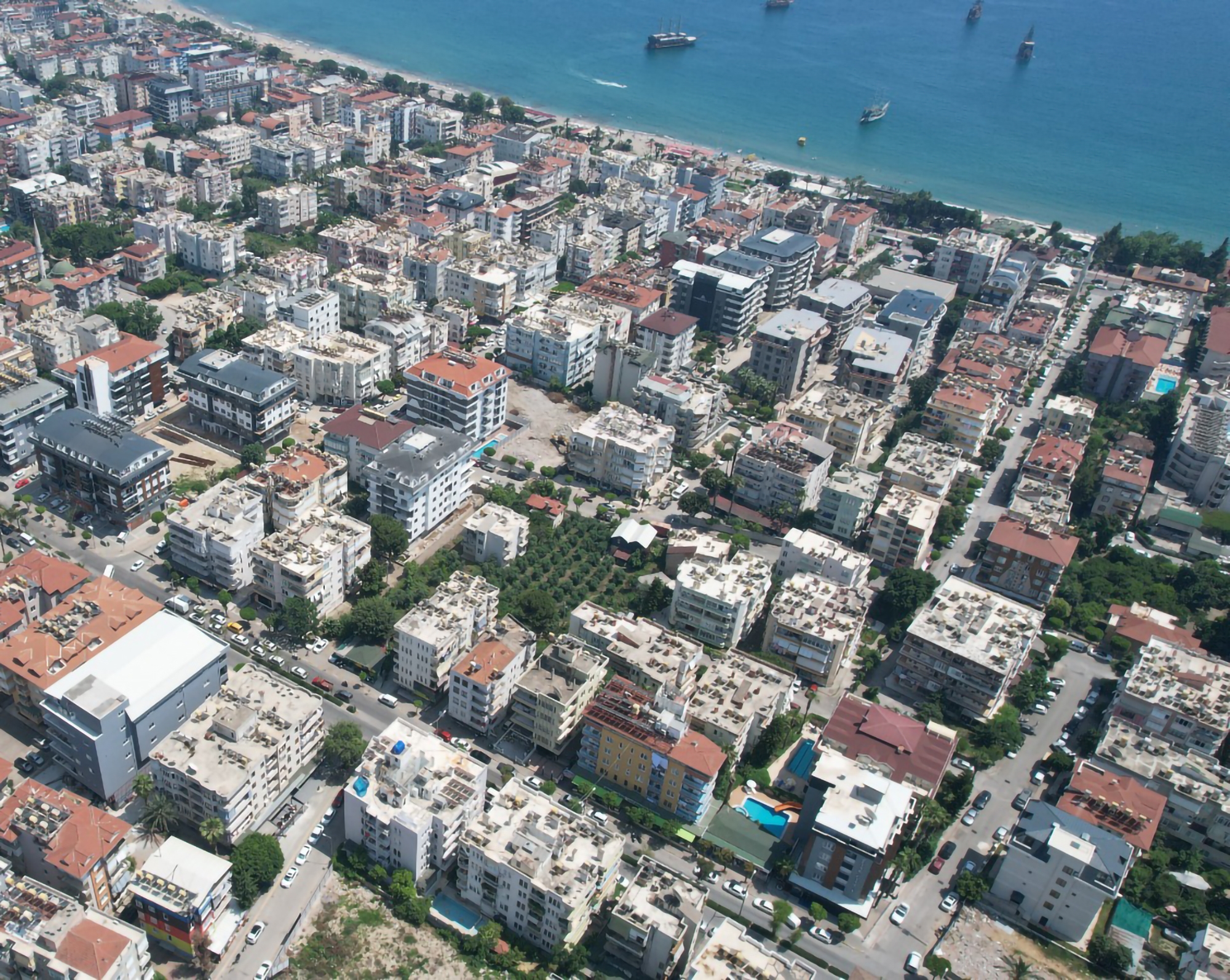 Modernes 1+1 Apartment mit Bergblick, Alanya Zentrum
