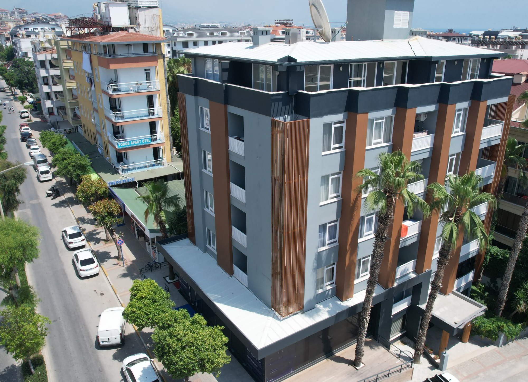 Modernes 1+1 Apartment mit Bergblick, Alanya Zentrum