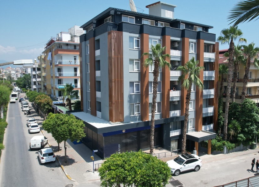 Modernes 1+1 Apartment mit Bergblick, Alanya Zentrum