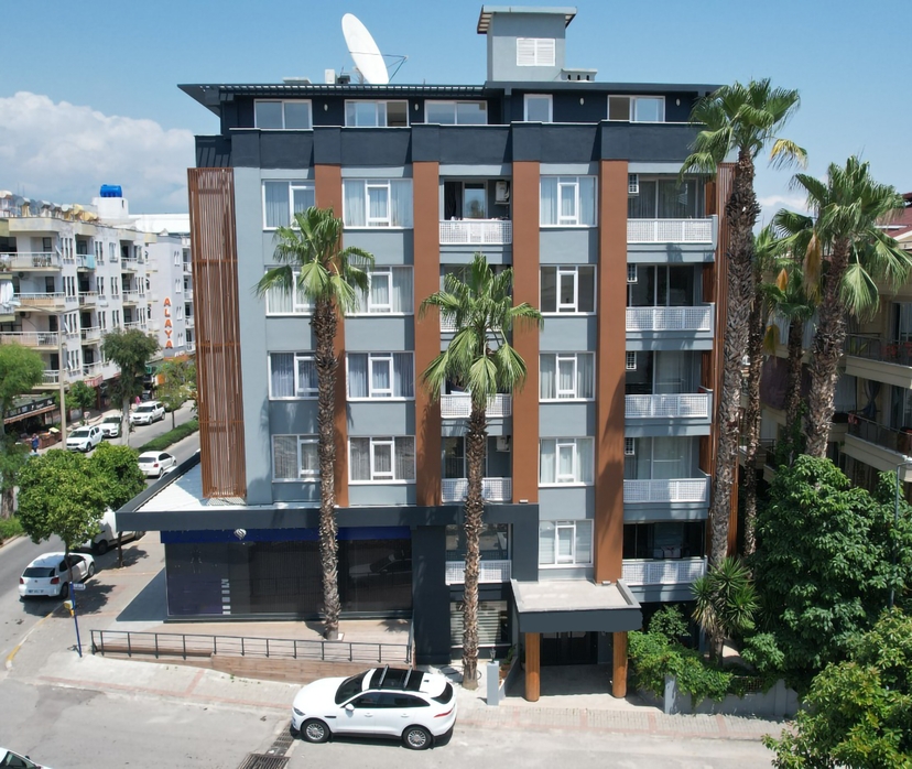 Modernes 1+1 Apartment mit Bergblick, Alanya Zentrum