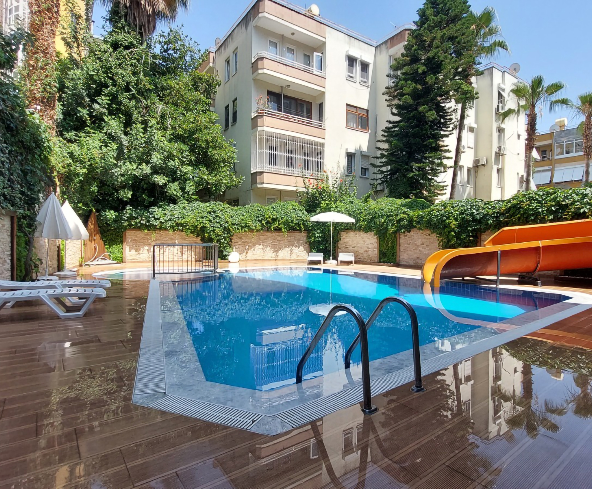 Modernes 1+1 Apartment mit Bergblick, Alanya Zentrum
