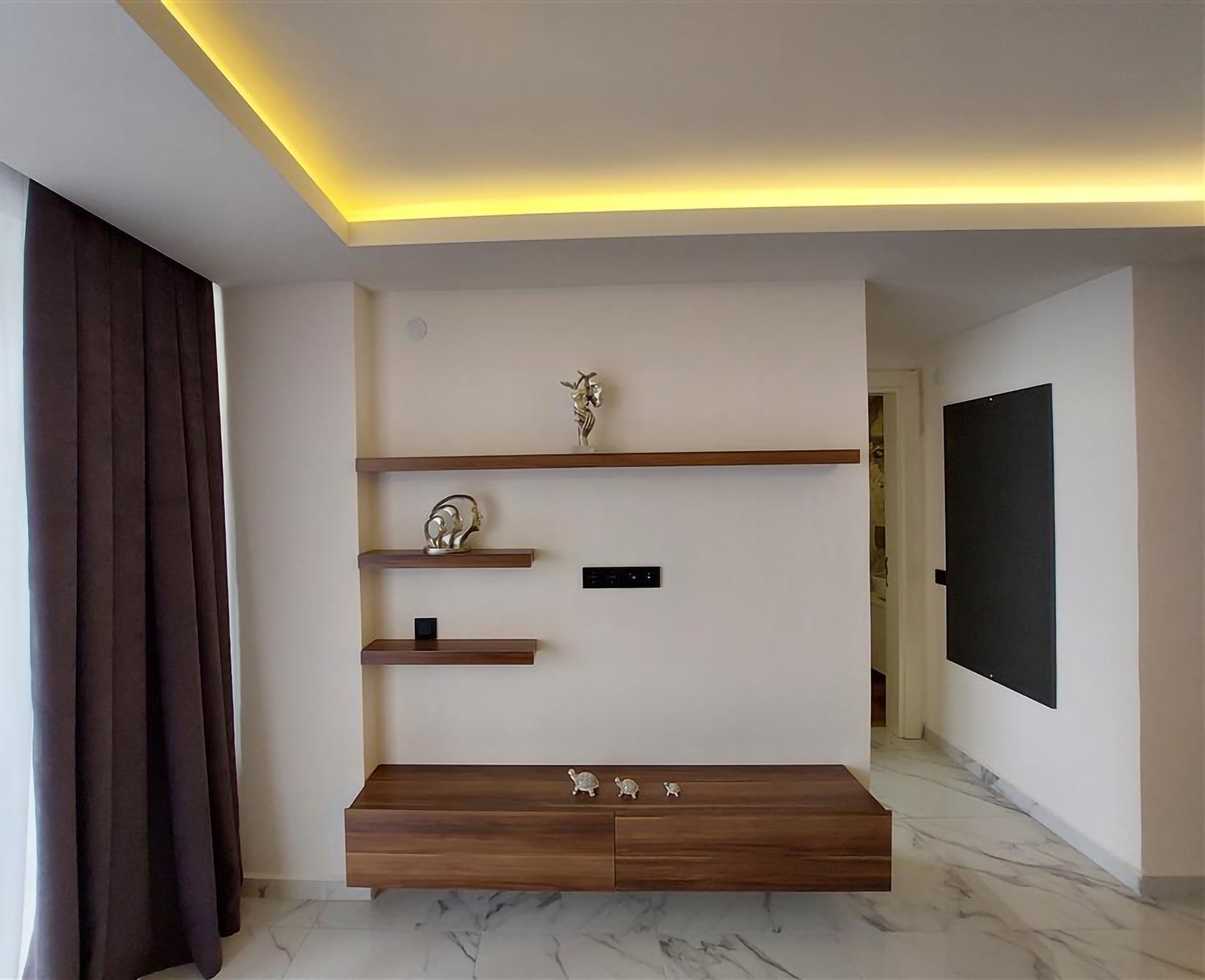 Modernes 1+1 Apartment mit Bergblick, Alanya Zentrum