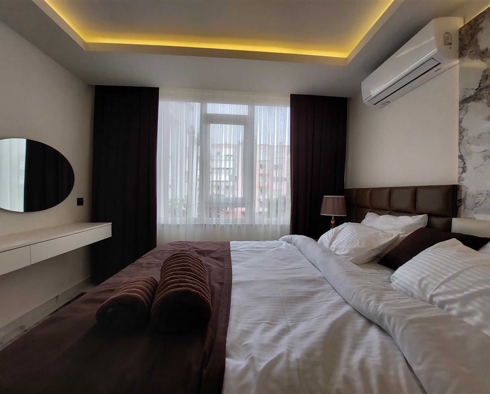 Modernes 1+1 Apartment mit Bergblick, Alanya Zentrum