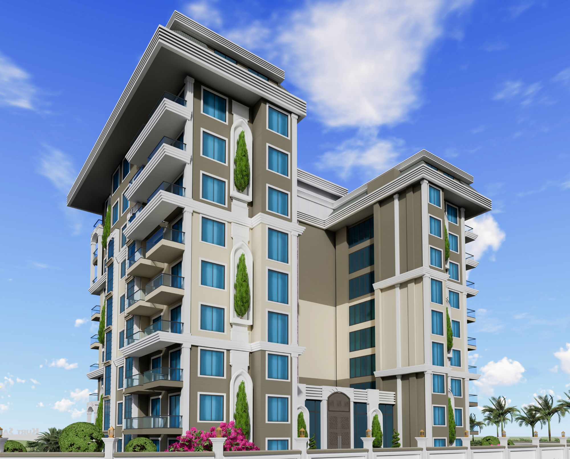 Luxury 1+1 Apartment with Sea and Mountain Views in Avsallar, Alanya