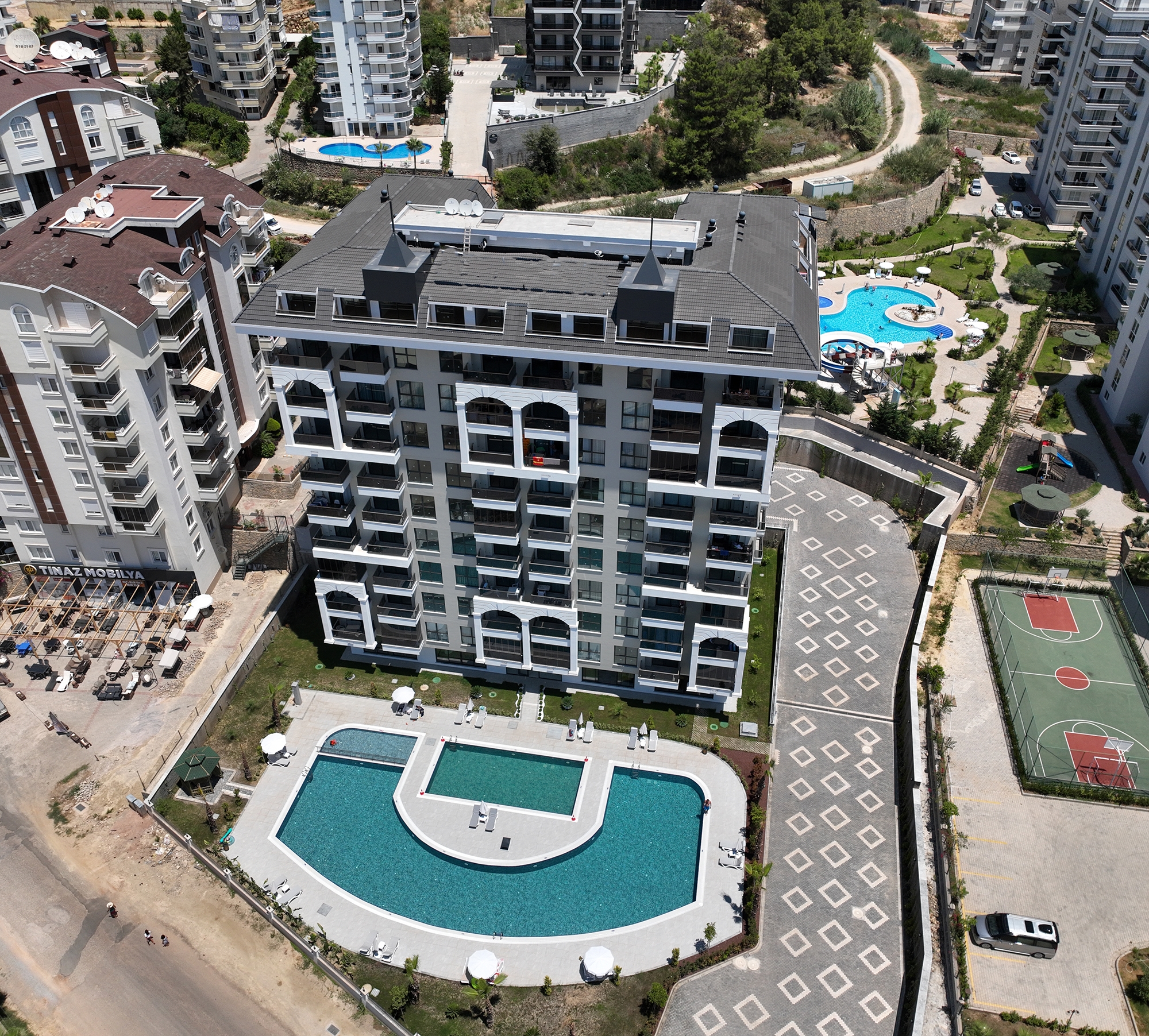 Luxury 1+1 Apartment with Sea and Mountain Views in Avsallar, Alanya