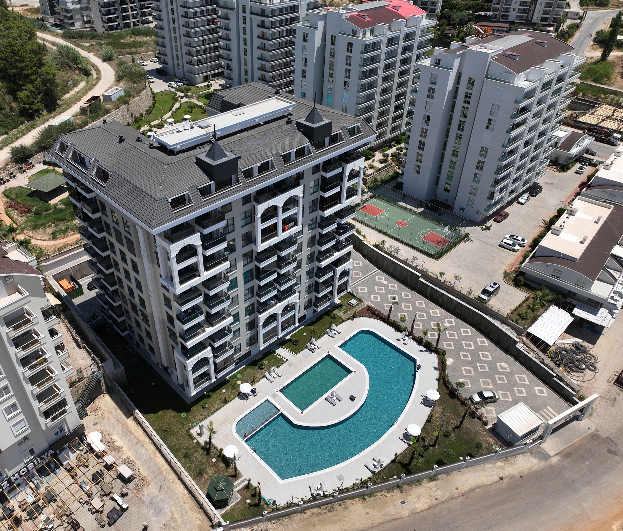 Luxury 1+1 Apartment with Sea and Mountain Views in Avsallar, Alanya
