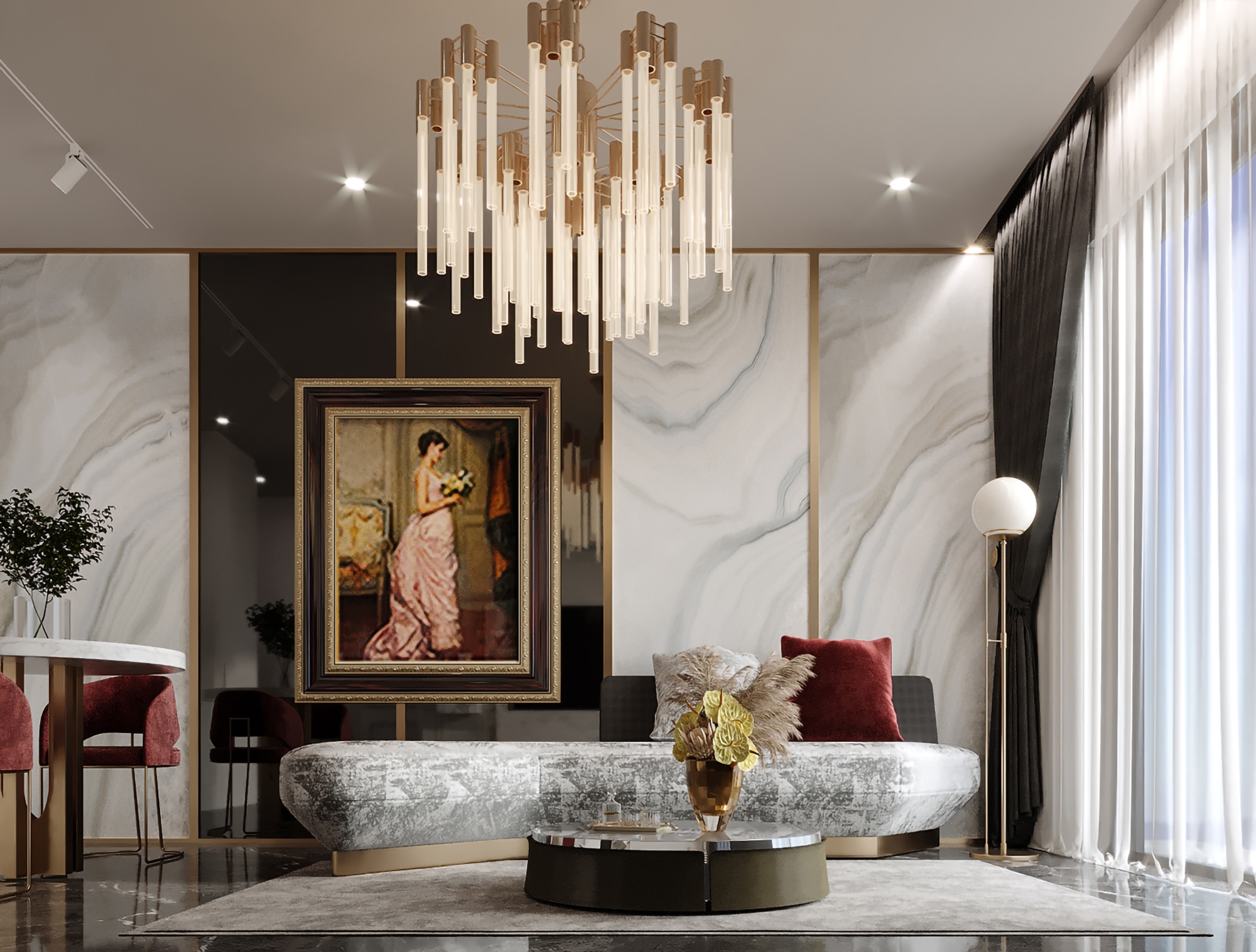 Luxury 1+1 Apartment with Sea and Mountain Views in Avsallar, Alanya
