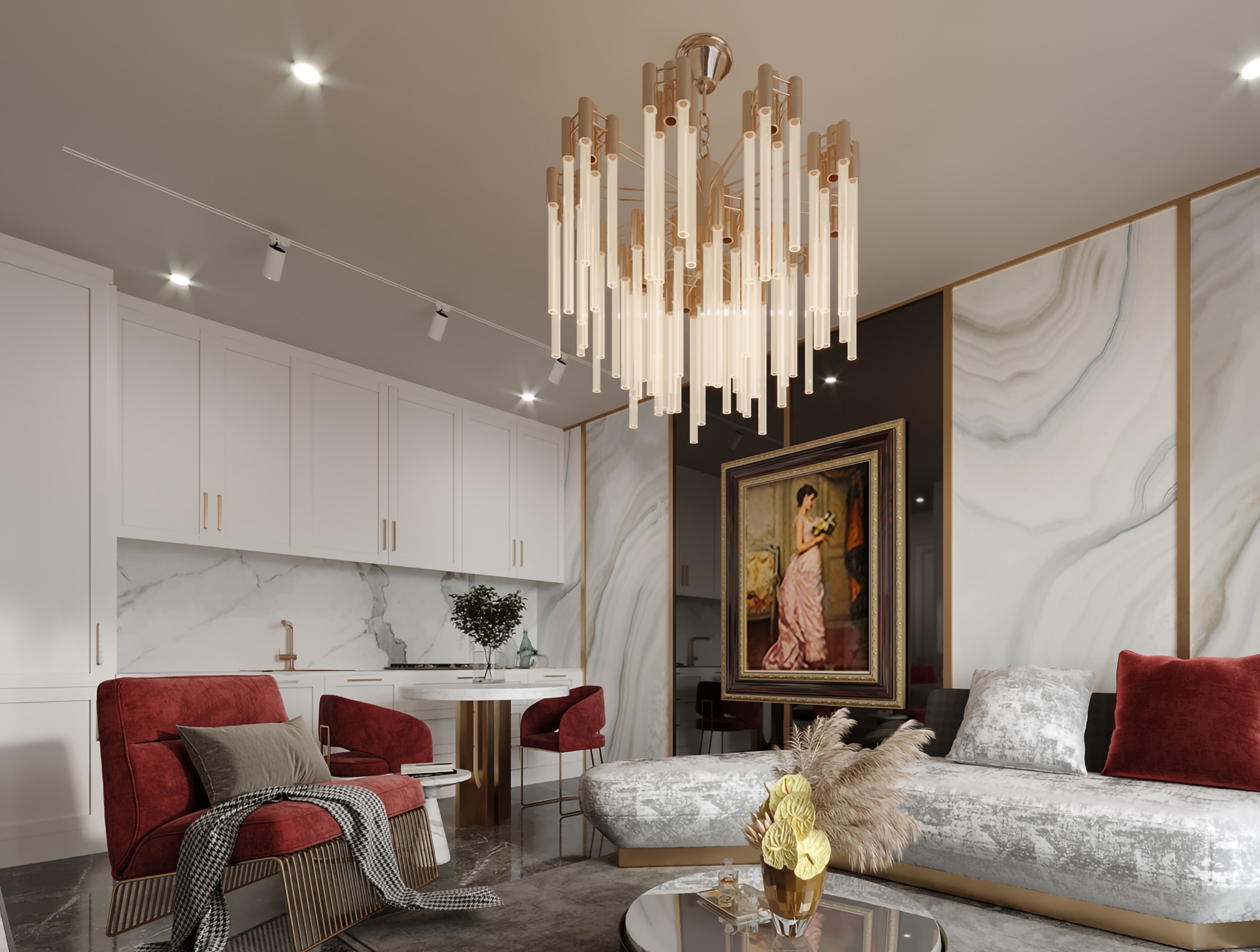 Luxury 1+1 Apartment with Sea and Mountain Views in Avsallar, Alanya