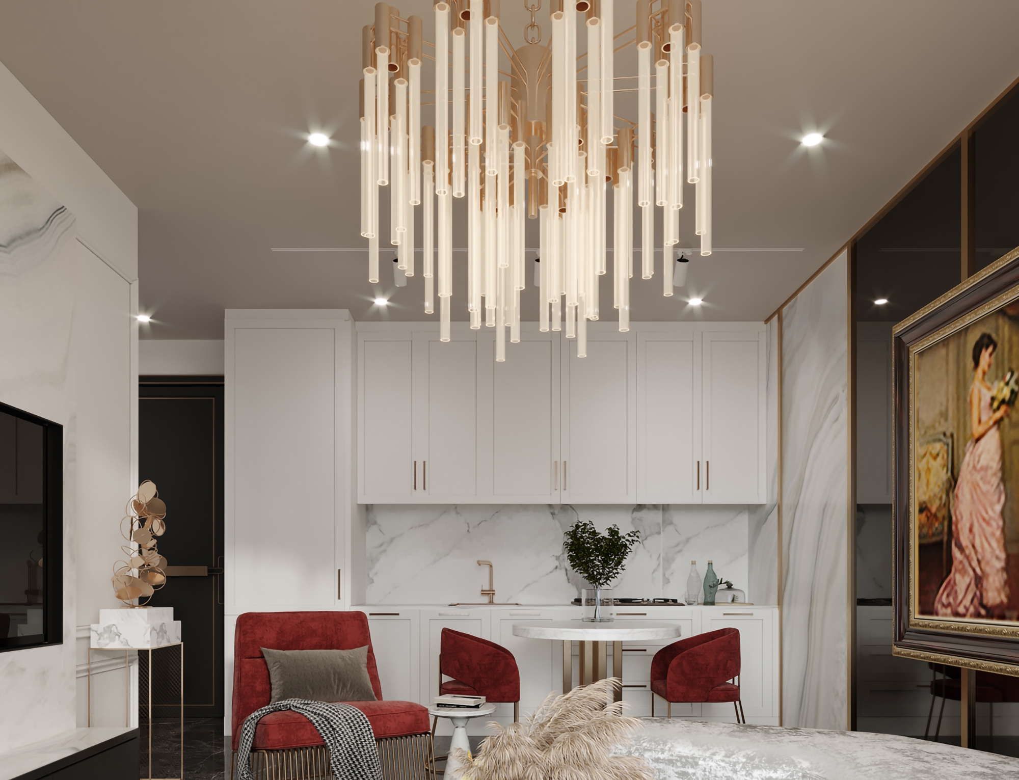 Luxury 1+1 Apartment with Sea and Mountain Views in Avsallar, Alanya