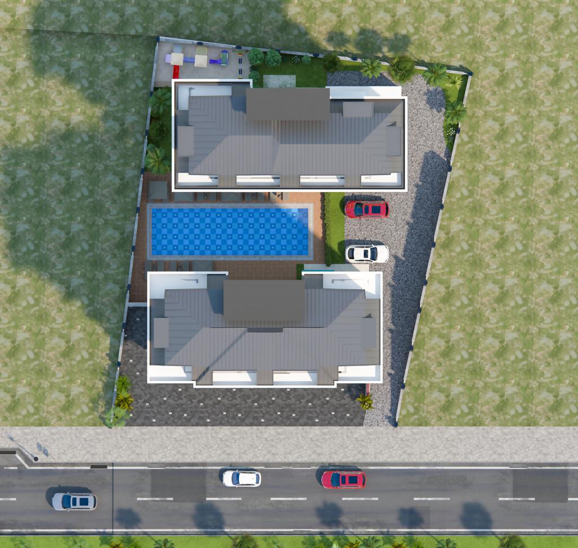 2+1 Wohnung mit Meerblick und Bergblick, Alanya Zentrum
