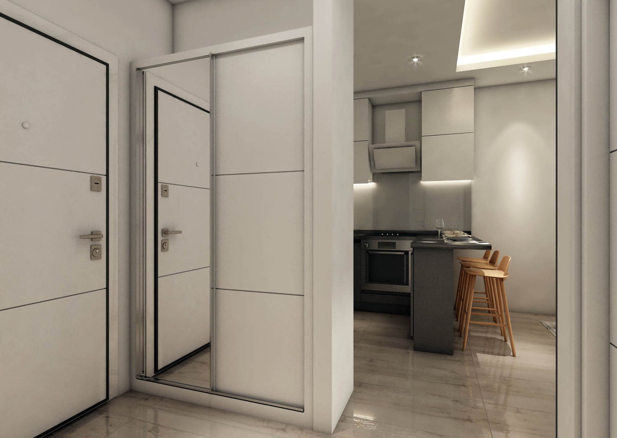 2+1 Wohnung mit Meerblick und Bergblick, Alanya Zentrum