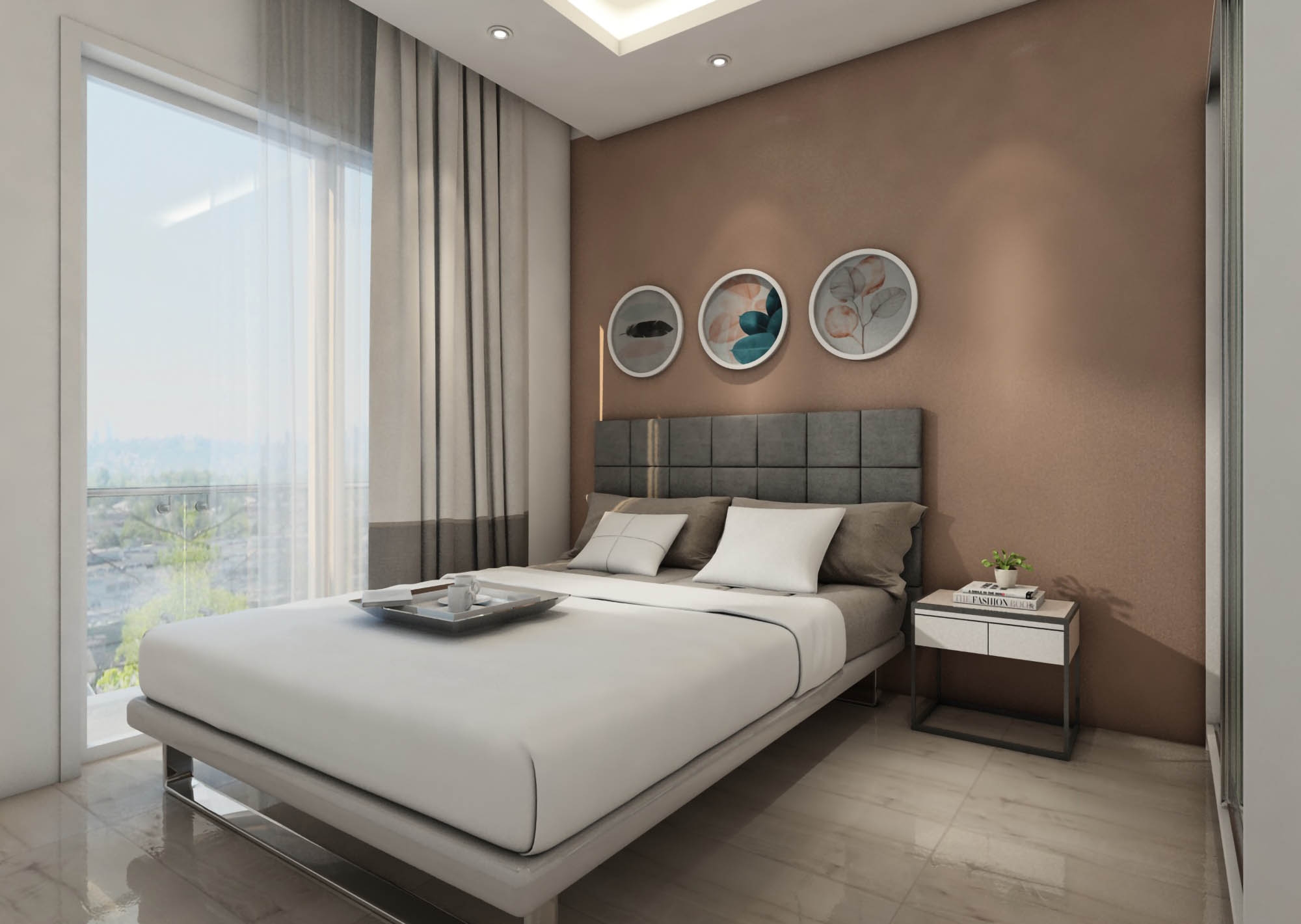 2+1 Wohnung mit Meerblick und Bergblick, Alanya Zentrum