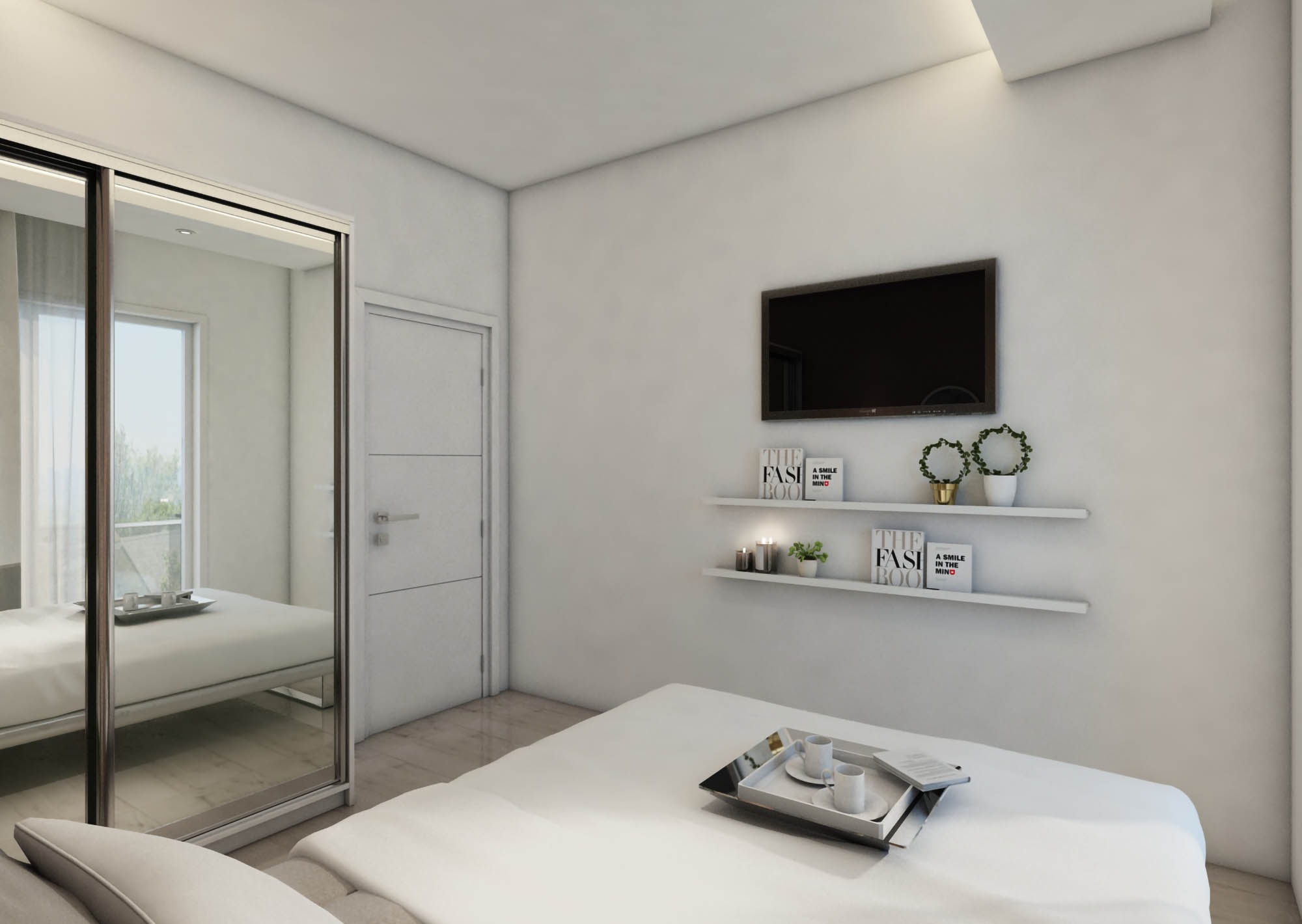 2+1 Wohnung mit Meerblick und Bergblick, Alanya Zentrum