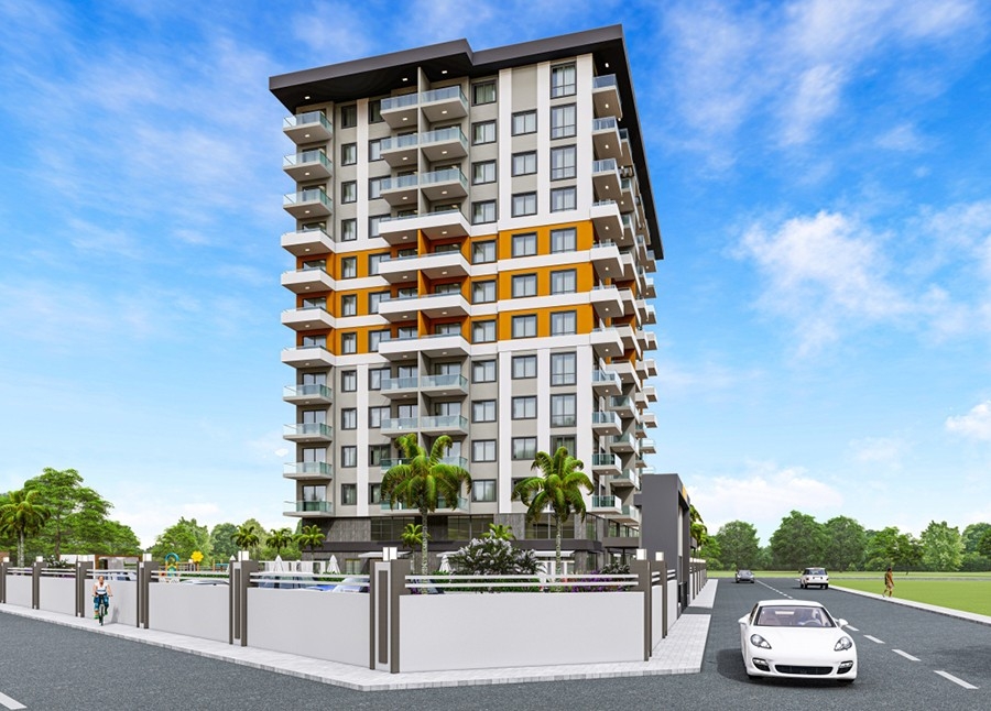 Luxurious 1+1 Apartment with Sea and Mountain Views