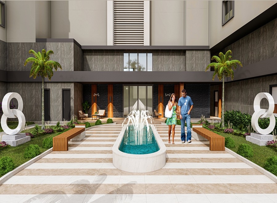 Luxurious 1+1 Apartment with Sea and Mountain Views