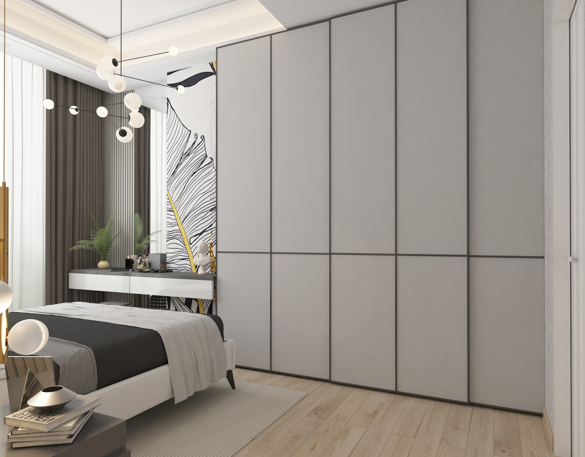 Luxuriöses 1+1 Apartment mit Meerblick und Burgblick, Alanya Zentrum