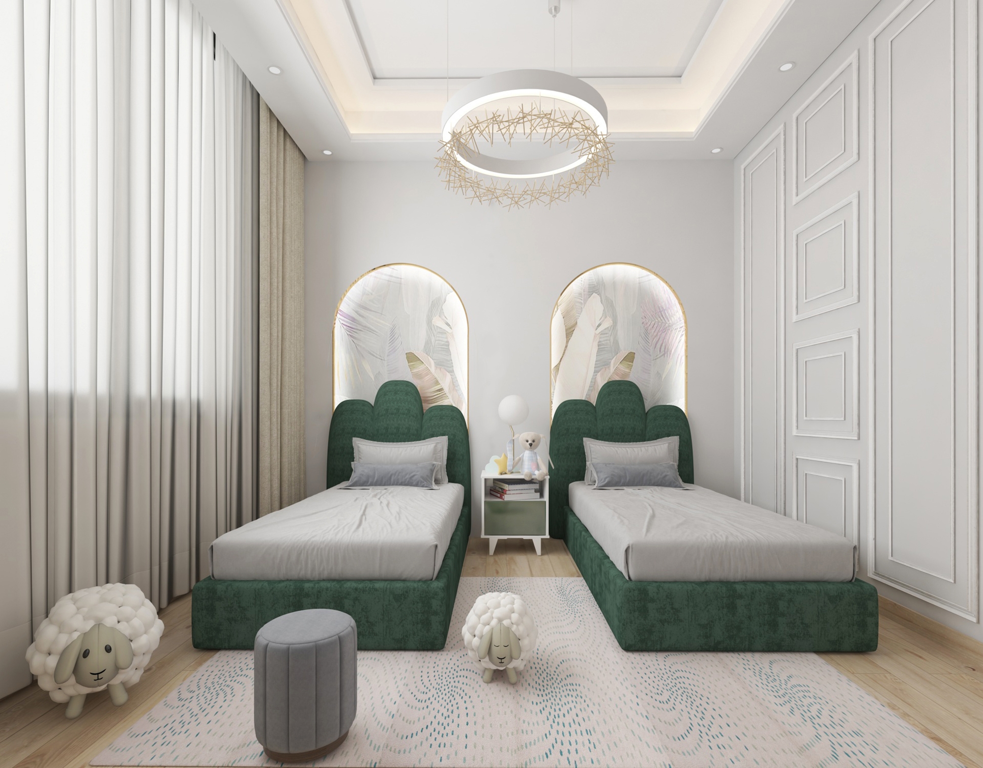 Luxuriöses 1+1 Apartment mit Meerblick und Burgblick, Alanya Zentrum
