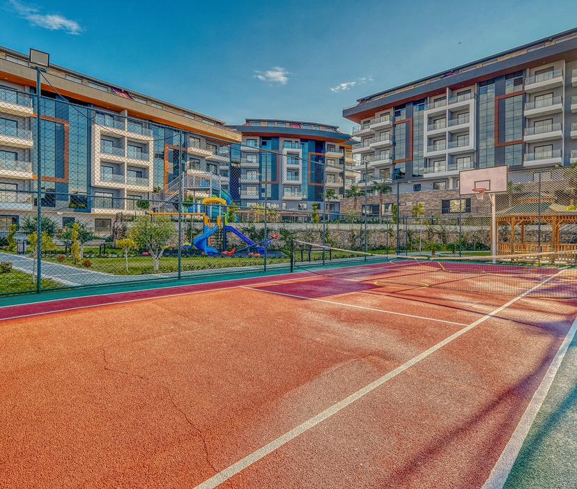 Luxuriöses 1+1 Apartment mit Meerblick und Bergblick, Alanya - Kestel