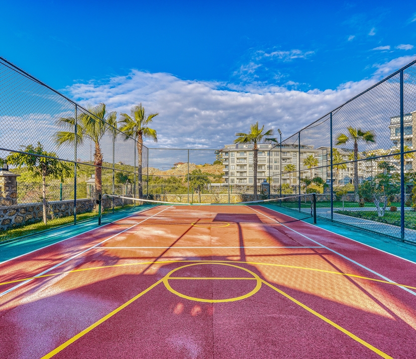 Luxuriöses 1+1 Apartment mit Meerblick und Bergblick, Alanya - Kestel