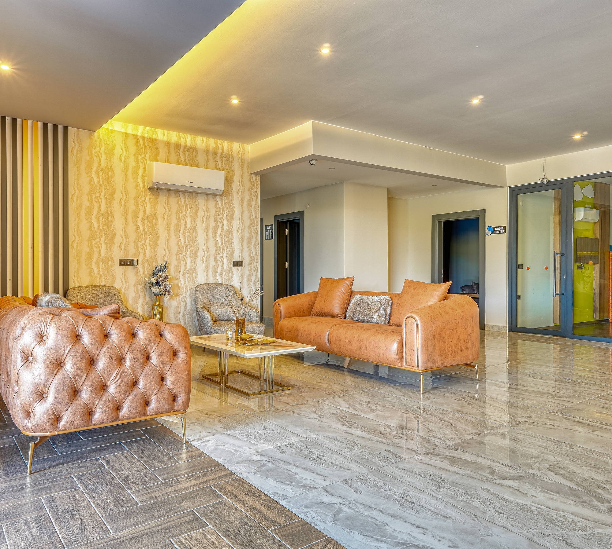 Luxuriöses 1+1 Apartment mit Meerblick und Bergblick, Alanya - Kestel