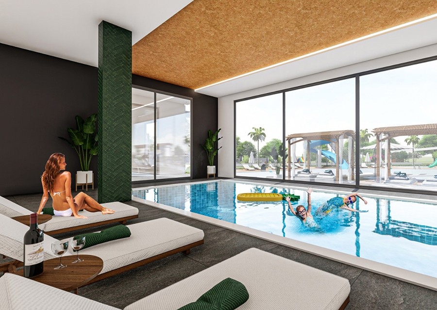 Luxury 1+1 Apartment with Sea and Mountain Views, Alanya - Kestel