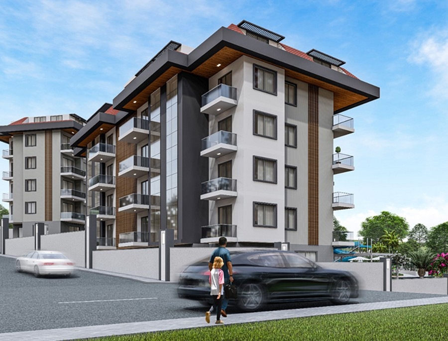 Luxury 1+1 Apartment with Sea and Mountain Views, Alanya - Kestel