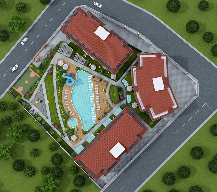 Luxury 1+1 Apartment with Sea and Mountain Views, Alanya - Kestel