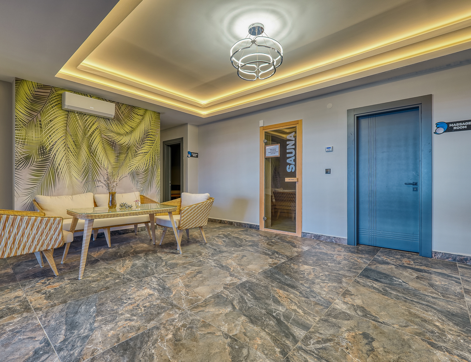 Luxuriöses 1+1 Apartment mit Meerblick und Bergblick, Alanya - Kestel