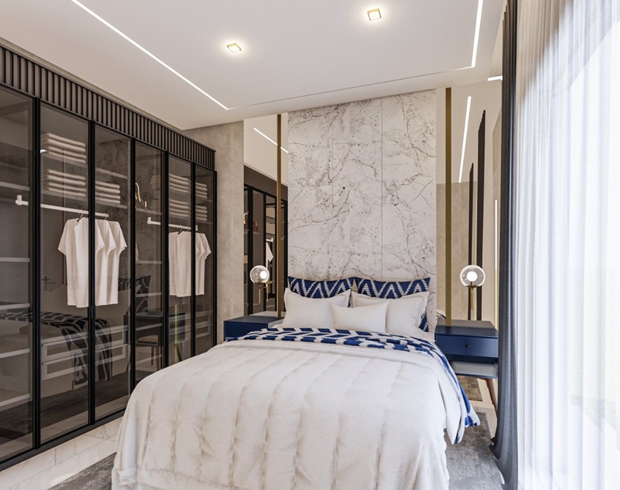 Luxury 1+1 Apartment with Sea and Mountain Views, Alanya - Kestel