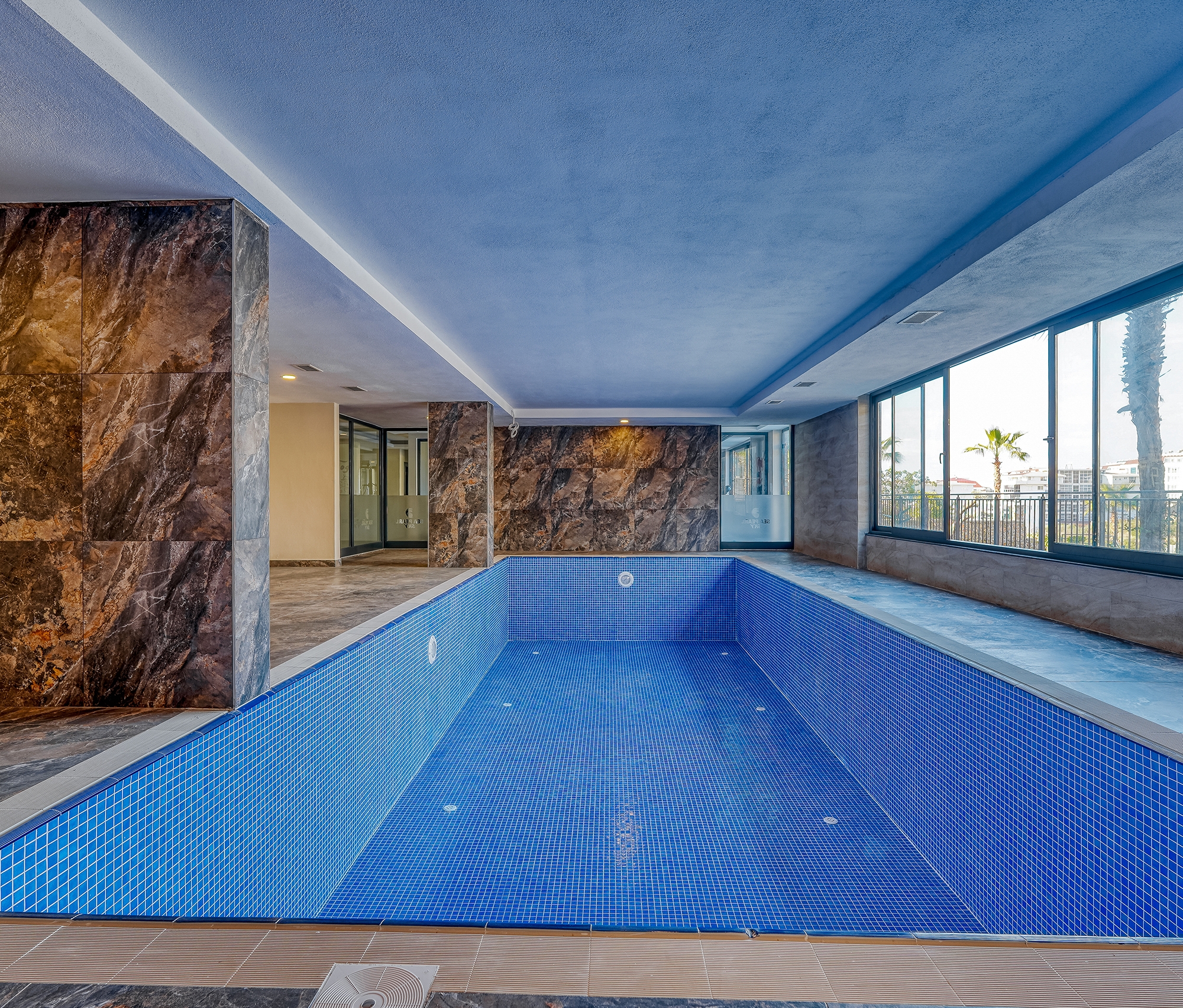 Luxuriöses 1+1 Apartment mit Meerblick und Bergblick, Alanya - Kestel