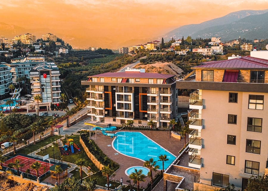 Luxury 1+1 Apartment with Sea and Mountain Views, Alanya - Kestel
