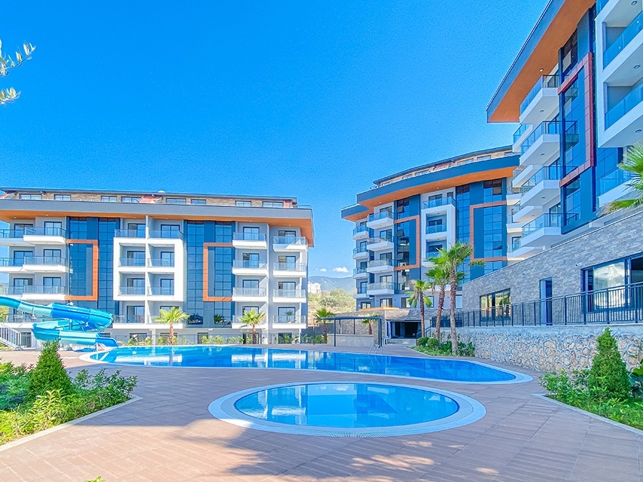 Luxury 1+1 Apartment with Sea and Mountain Views, Alanya - Kestel