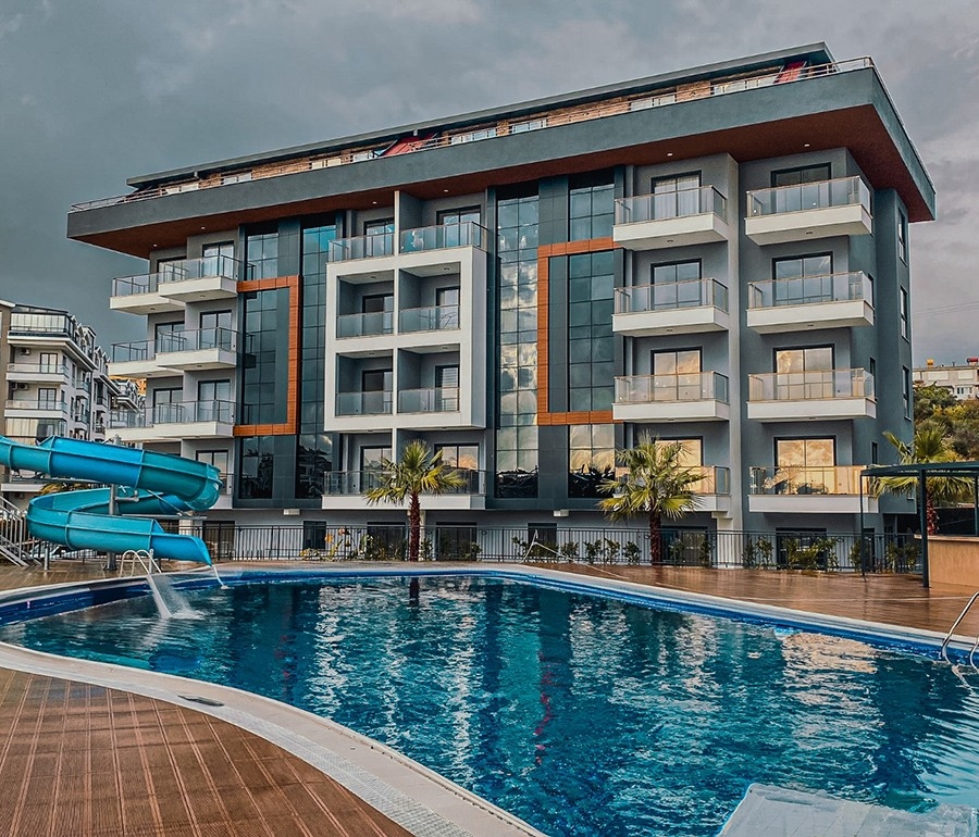 Luxury 1+1 Apartment with Sea and Mountain Views, Alanya - Kestel