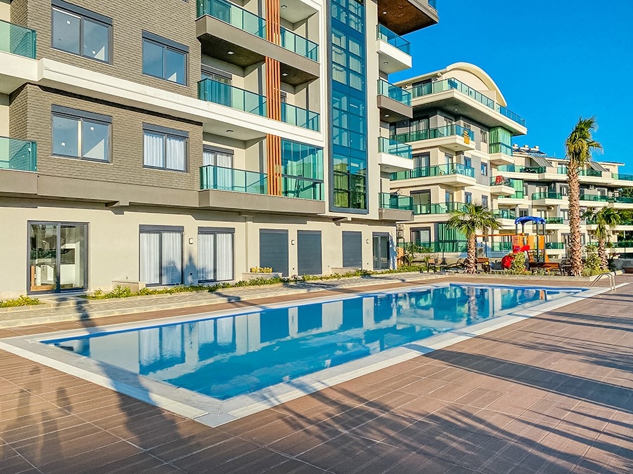 Moderni 2+1 asunto vuorinäköalalla Oba, Alanya